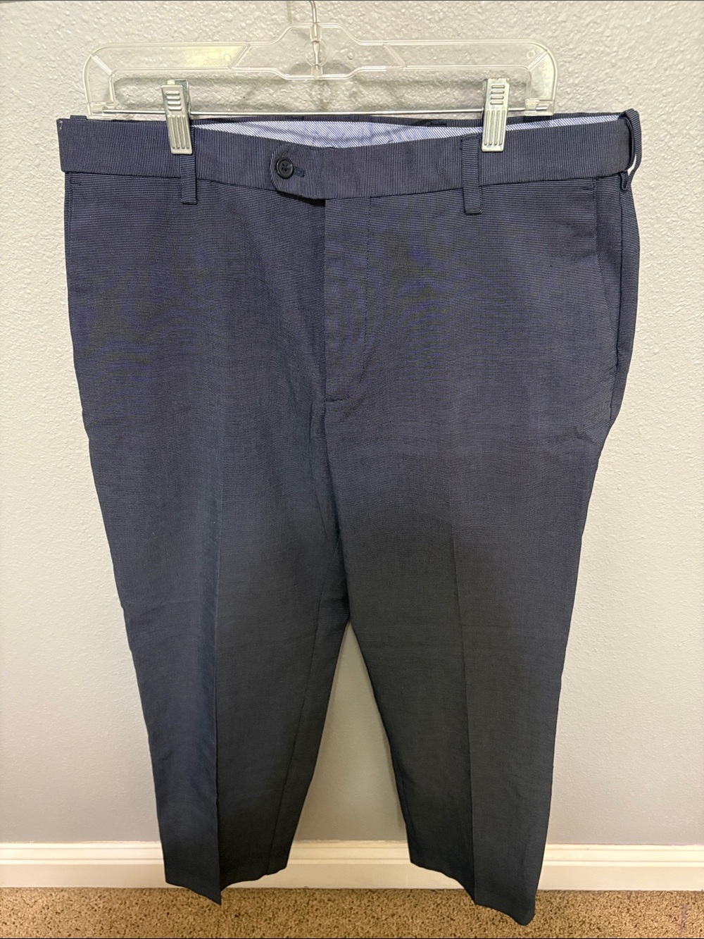 Kirkland Signature Navy Men's Dress Pants - Slim Professional